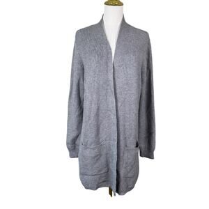 Cyrus Open Front Knit Pockets Cardigan Sweater US Women's L